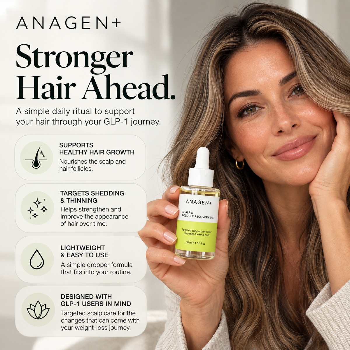 GLP-1 Hair Recovery Oil